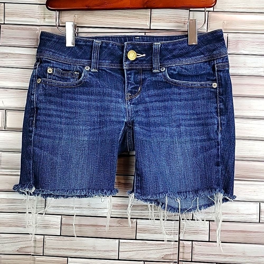 American Eagle cut off denim jean shorts Size 0